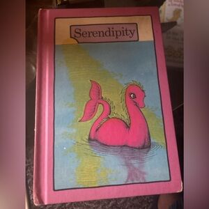 Vintage Serendipity Hardcover Book featuring Serendipity the pink sea serpent!